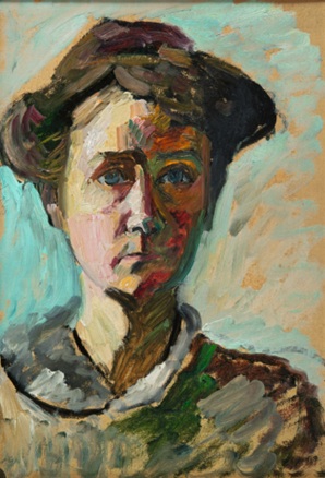 Self-Portrait, ca. 1909-1910 (Gabriele Münter) (1877-1962) Thyssen-Bornemisza National Museum, Madrid, 1985.17.